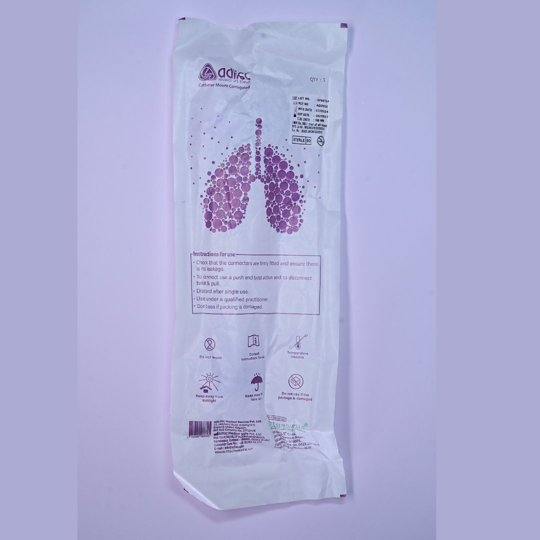 CATHETER MOUNT CORRUGATED